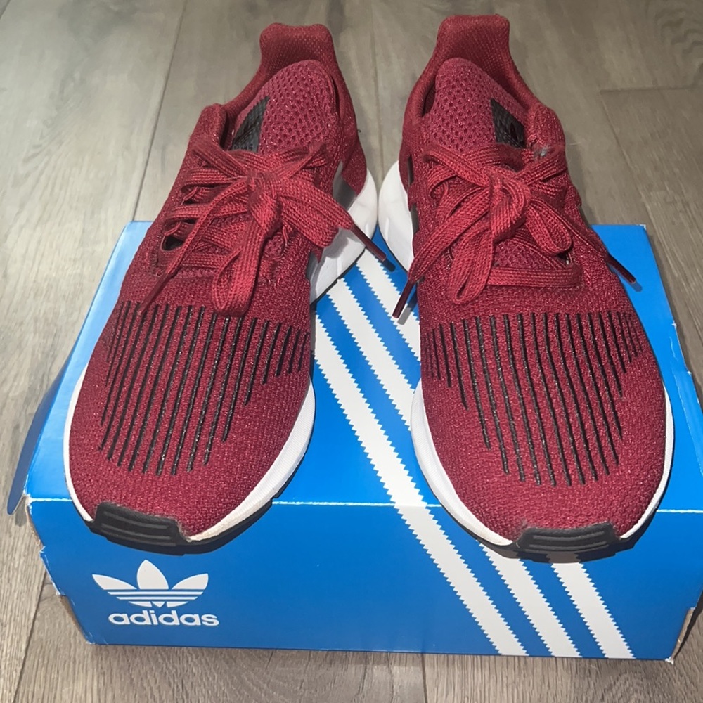 Maroon shoes